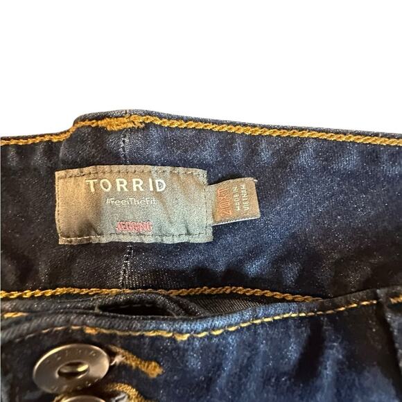 [SOLD] Torrid Bombshell Jeans 20 XT Skinny Jeans Extra Tall - Picture 6 of 8